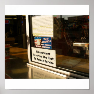 Genos Cheesesteaks When Ordering Speak English Poster