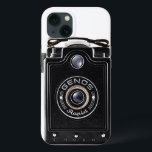 Genos Rapid Vintage Camera iPhone 13 Case<br><div class="desc">Enjoy this Genos Rapid phone cover that keeps the nostaliga of this vintage camera alive. Introducing VintageCamCovers, the perfect accessory for the nostalgic photographer! Our phone covers are designed for those who love vintage cameras and appreciate the beauty and craftsmanship of iconic film cameras. Each cover is printed with vibrant...</div>