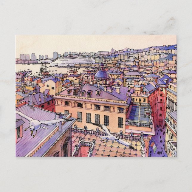 Genova Holiday Postcard (Front)