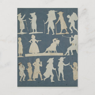 Genre Scene Postcard