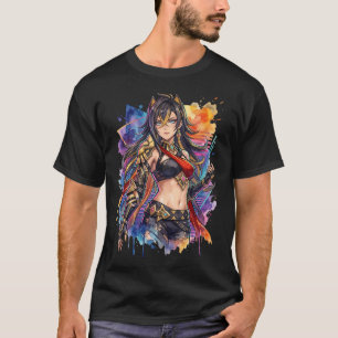 Genshin Impact Dehya Vaporwave Aesthetic T-Shirt