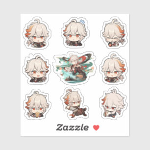 Genshin Impact: Kazuha Kaedehara Stickers