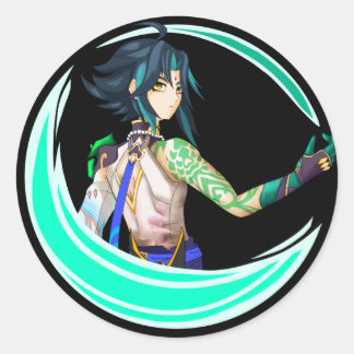 Genshin Impact Xiao Classic Round Sticker