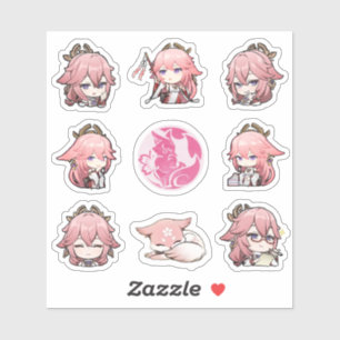 Genshin Impact Yae Miko Stickers