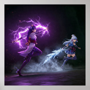 Genshin's Contrast Poster