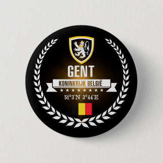 Gent 6 Cm Round Badge