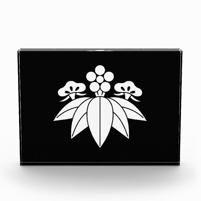 Gentian-style pine bamboo ume photo block (Front)