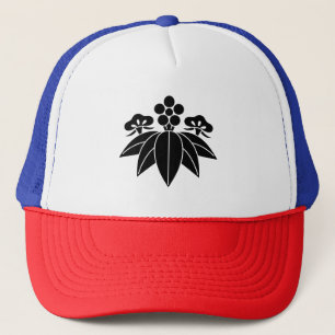 Gentian-style pine bamboo ume trucker hat