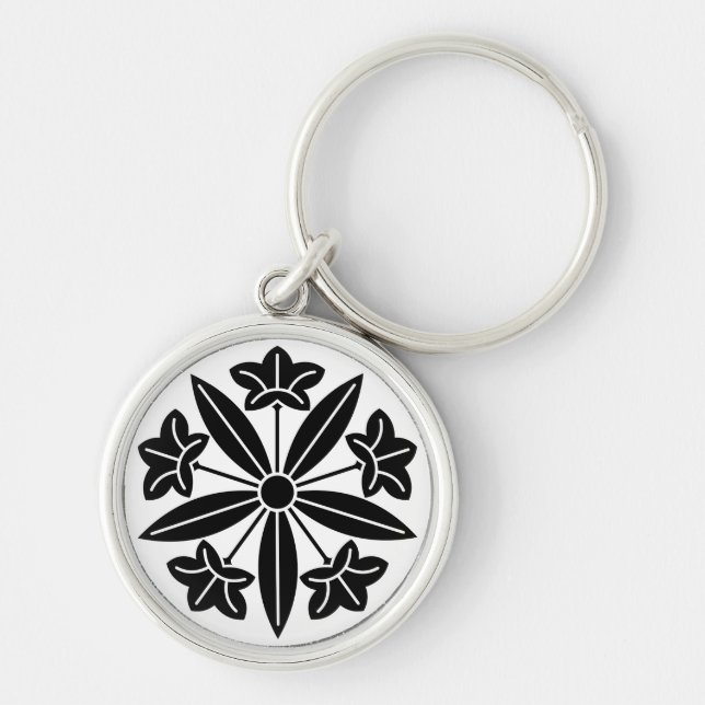 Gentian wheel key ring (Front)