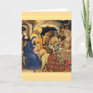 Gentile da Fabriano Magi Adoring Jesus Holiday Card