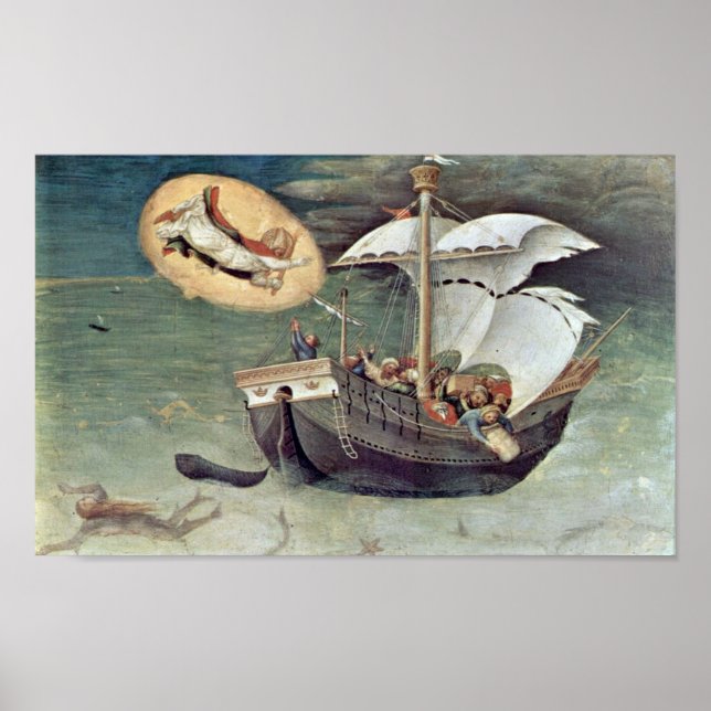 Gentile da Fabriano - Rescue the sailors Poster (Front)