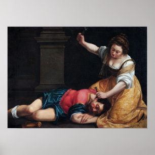Gentileschi - Jael and Sisera Poster