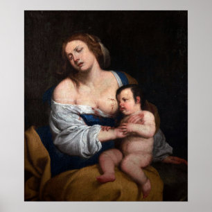 Gentileschi - Mother And Child Poster