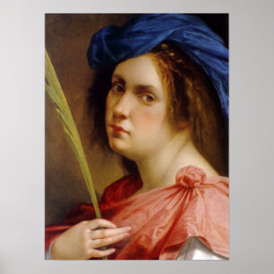 Gentileschi - Self Portrait Poster