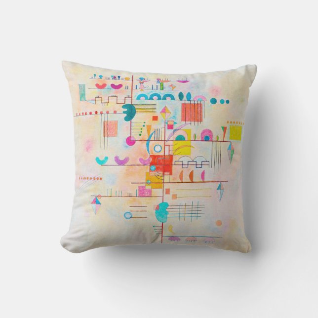 Gentle Accent, Wassily Kandinsky Cushion (Front)
