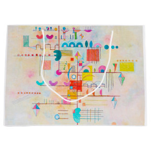 Gentle Accent, Wassily Kandinsky Large Gift Bag