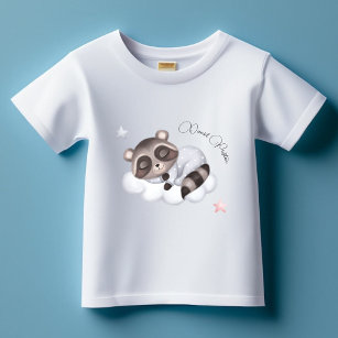 Gentle Baby Boy Racoon Animal Baby T-Shirt