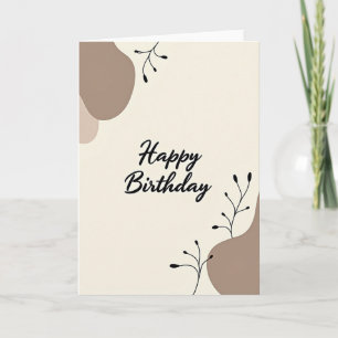 Gentle Birthday Botanical Card