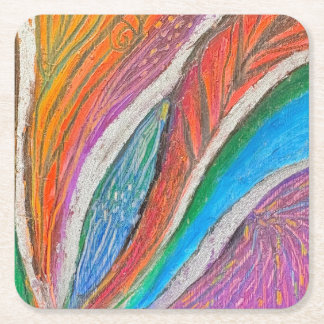 Gentle Bloom Coaster – Textured Floral Pattern