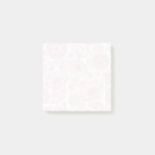 Gentle Bloom (Pink   White) Post-it Notes
