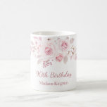 Gentle Blush Pink Floral 90th Birthday Party Gift Coffee Mug<br><div class="desc">Gentle Blush Pink Floral 90th Birthday Party Gift Coffee Mug

See matching collection in Niche and Nest Store</div>