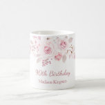 Gentle Blush Pink Floral 90th Birthday Party Gift Coffee Mug<br><div class="desc">Gentle Blush Pink Floral 90th Birthday Party Gift Coffee Mug

See matching collection in Niche and Nest Store</div>