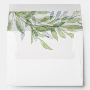 Gentle Botanics Pre-Addressed Wedding Envelope