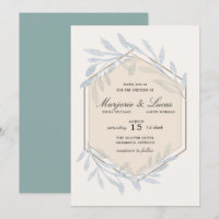 Gentle Botanics Wedding Invitation
