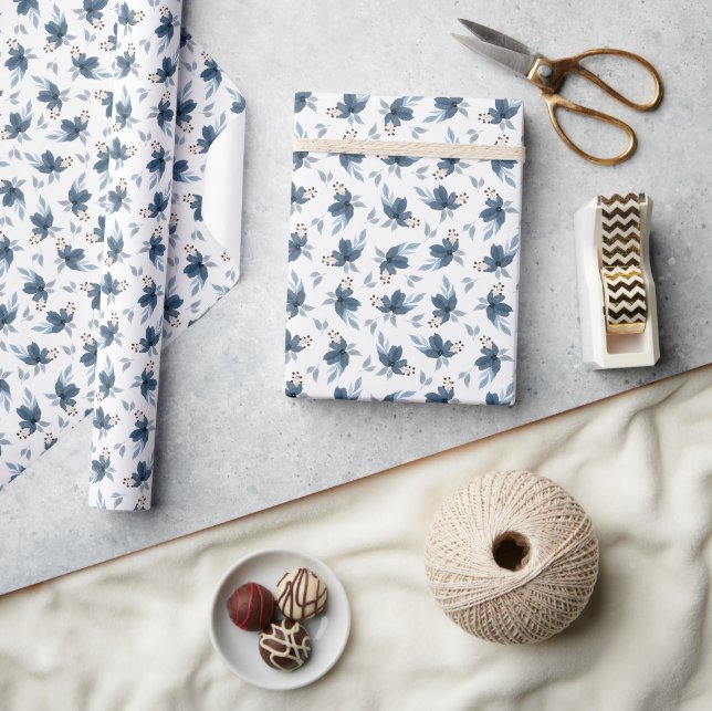 Gentle Breeze Flowers Wrapping Paper (Crafts)