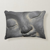 Gentle Buddha Face Stone Sculpture
