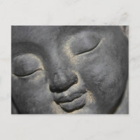 Gentle Buddha Face Stone Sculpture