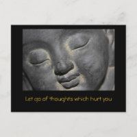 Gentle Buddha Face Stone Sculpture
