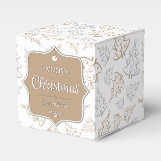 Gentle Christmas Trees Favour Box