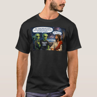 Gentle Cosmic Roast — Compassion Is Not Lunacy T-Shirt