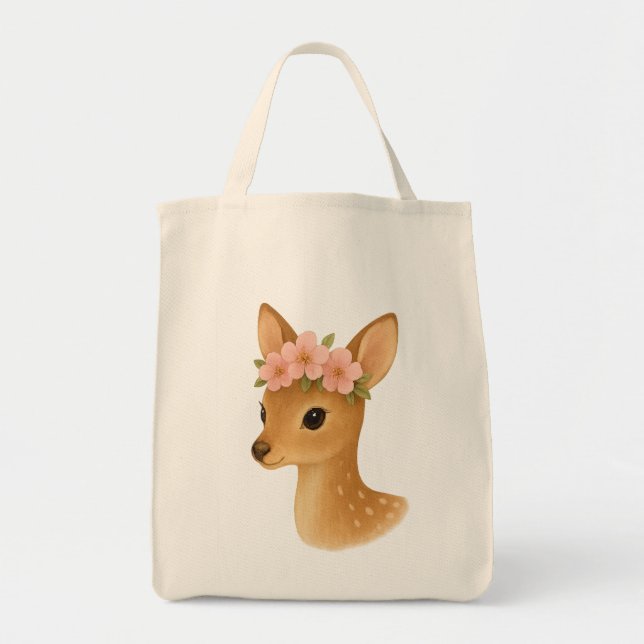 Gentle Deer Magic  Tote Bag (Front)