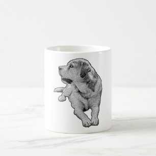 Gentle Dots, Loyal Gaze Coffee Mug
