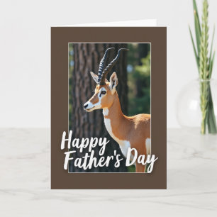 Gentle Fathers Day Antelope Card