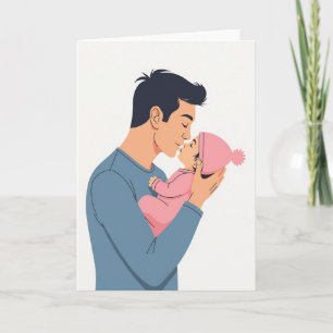 Gentle Fathers Day Blessing Card