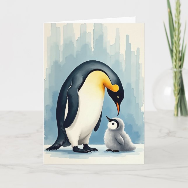 Gentle Fathers Day Fowl Card (Front)