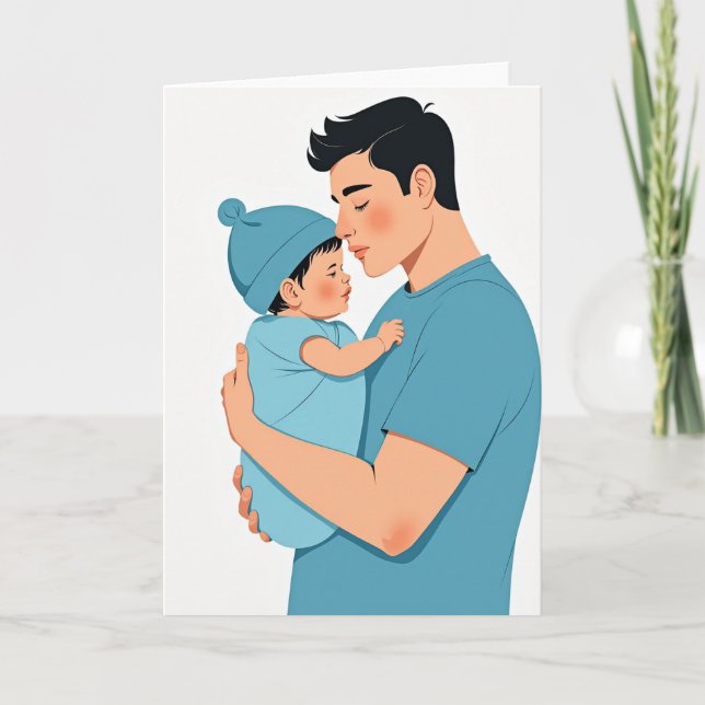Gentle Fathers Day Moment Card (Front)