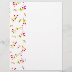 Gentle floral pattern flyer