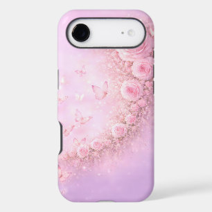 Gentle Floral Pattern – Soft Pink Roses with Soft