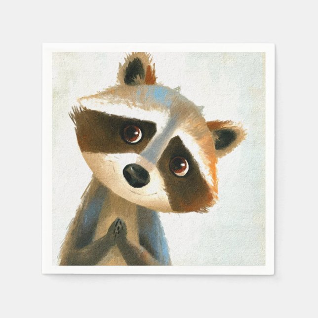 Gentle Forest Friend Napkin (Front)