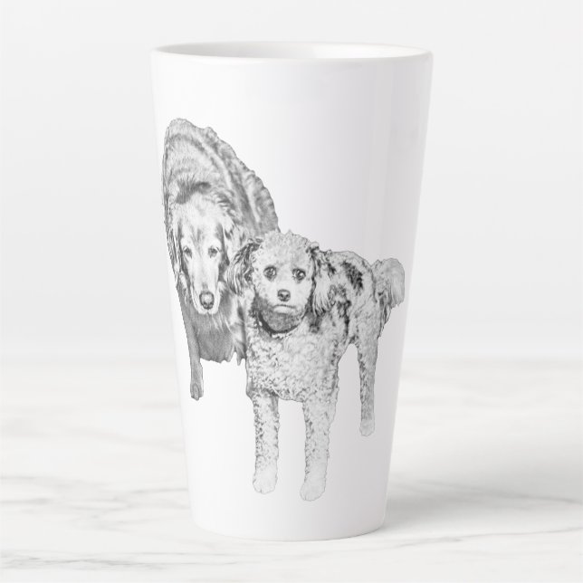 Gentle Friends, Morning Warmth Latte Mug (Front)