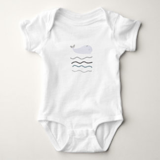 Gentle Giant and Cute Baby Whale Bodysuit
