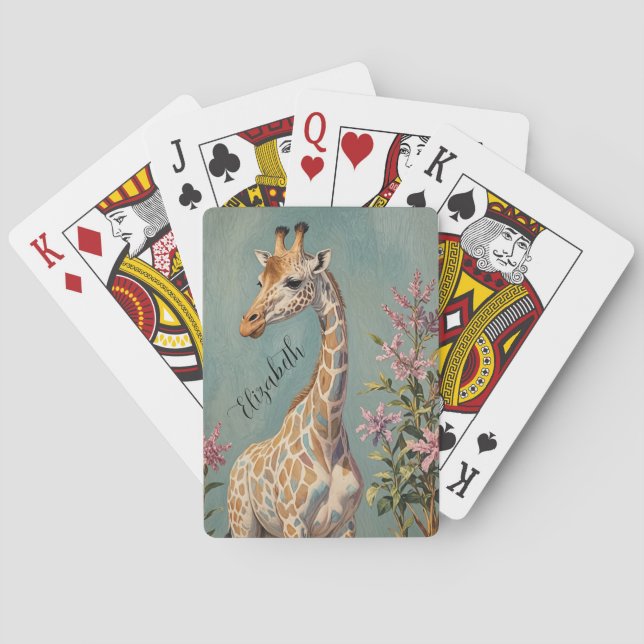 Gentle Giant Personalized  Playing Cards (Back)