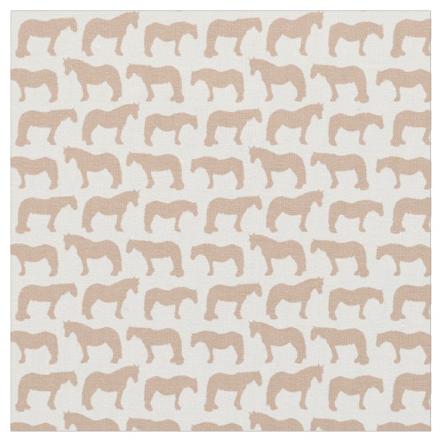 Gentle Giants Fabric (customisable horse colour) (Close Up)