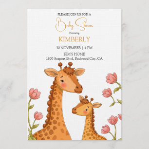 Gentle Giraffe Moments Invitation