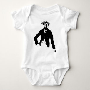 Gentle Great Dane Baby Bodysuit