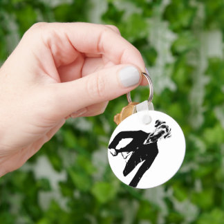 Gentle Great Dane Key Ring